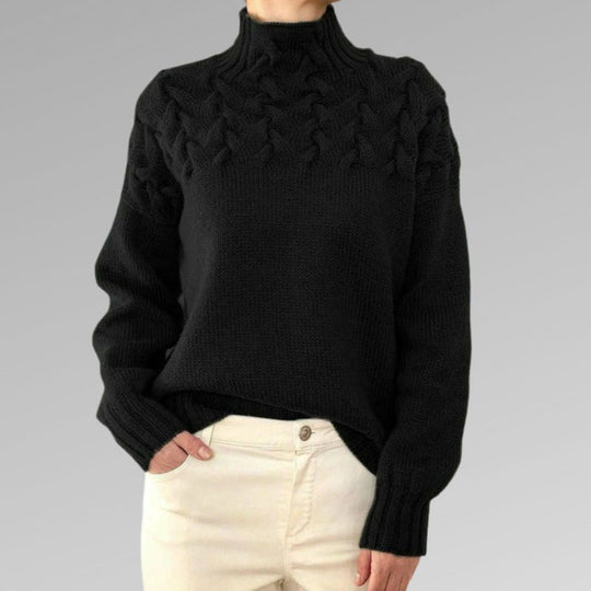 The Shania - Elegant Cable Knit Jumper