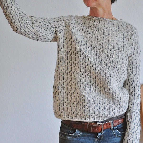 Layla - Elegant Boat Neck Sweater