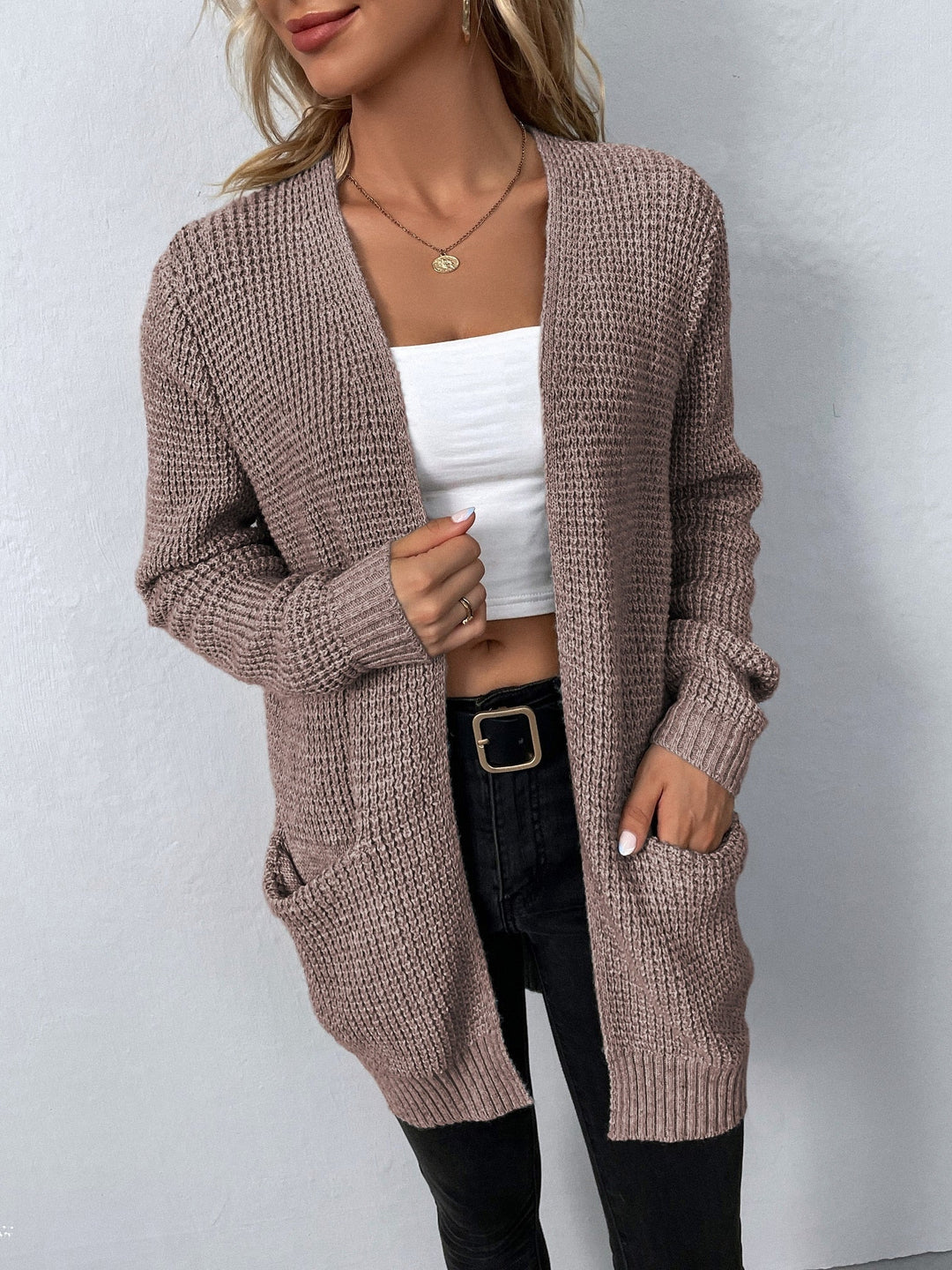 Anya - Long Sleeve Knitted Cardigan