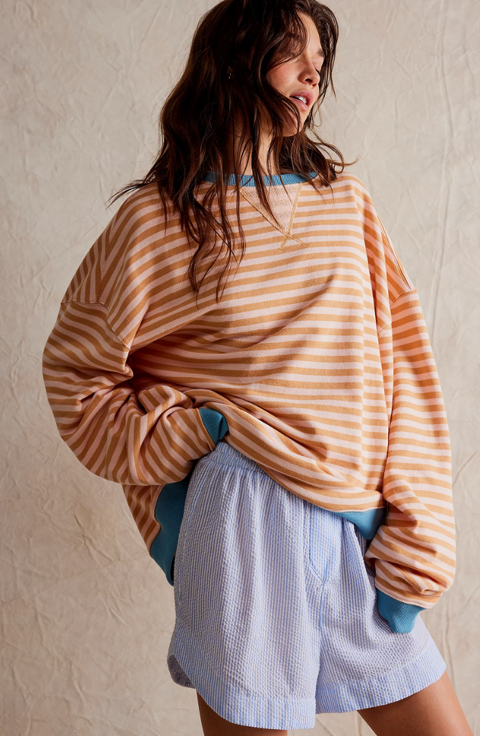 Noa | Casual Striped Oversized Jumper