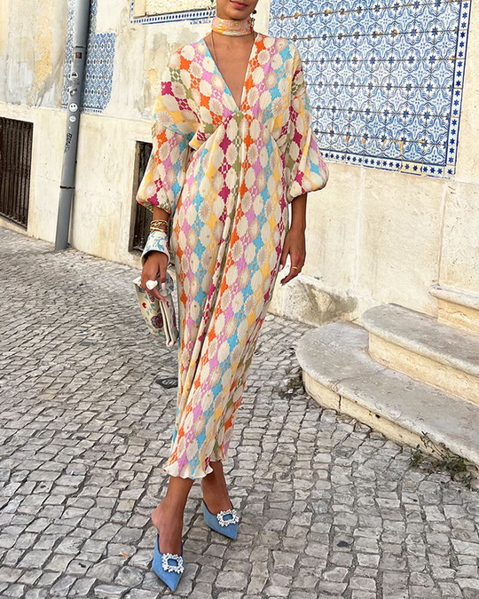 Imani | Colorful Maxi Dress