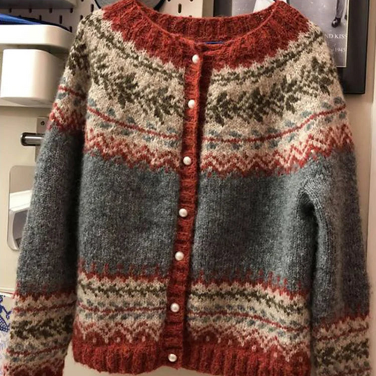 Chloe - Hand Knitted Ladies Cardigan