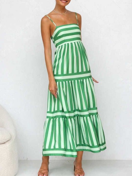 Nellie | Striped Maxi Dress