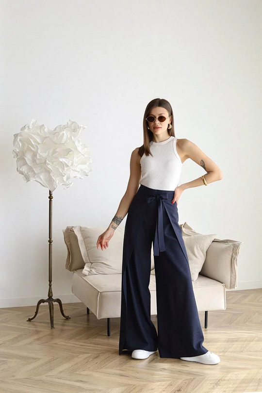 Marika™ - Wide Linen Pants