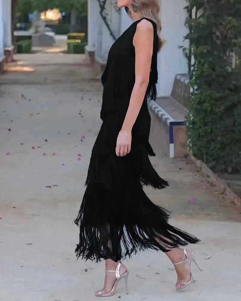 Laney | Fringe Dress