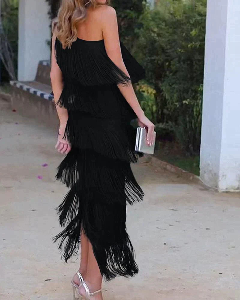 Laney | Fringe Dress