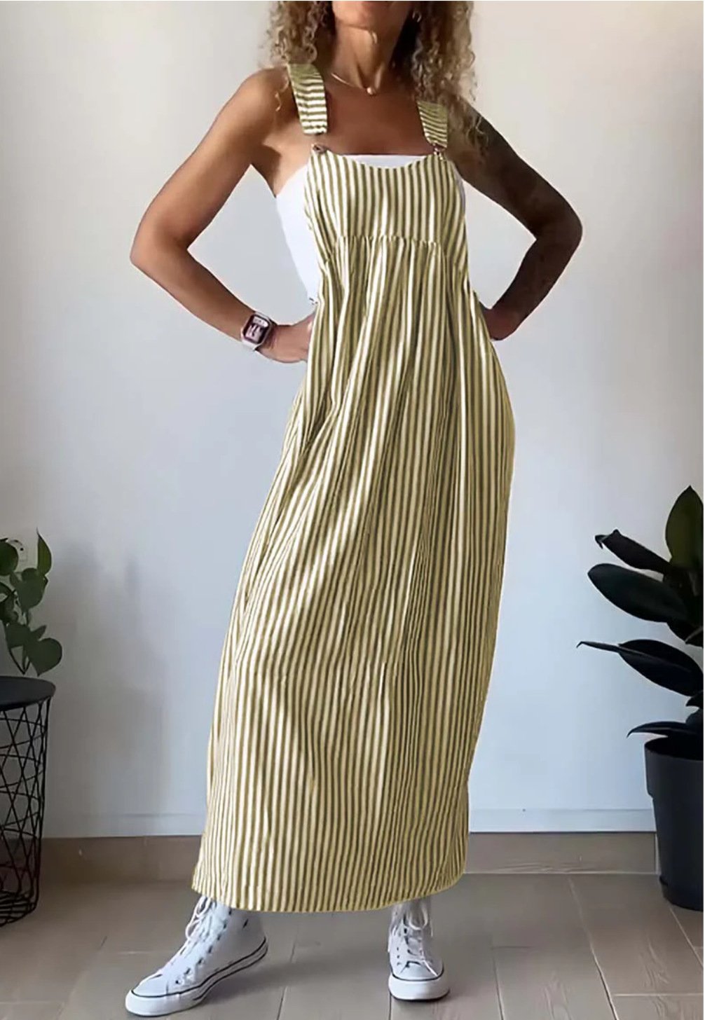 Halle | Casual Striped Jumpsuit