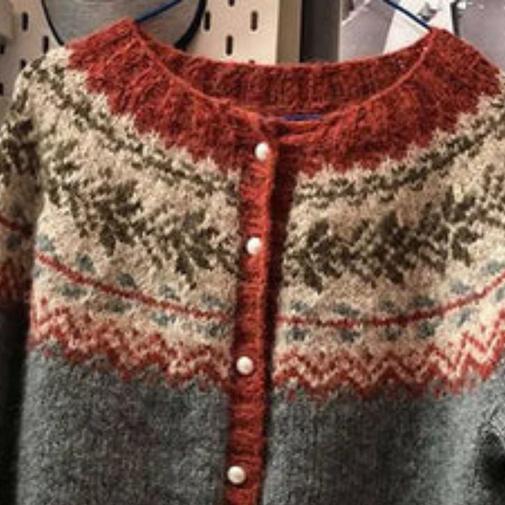 Chloe - Hand Knitted Ladies Cardigan