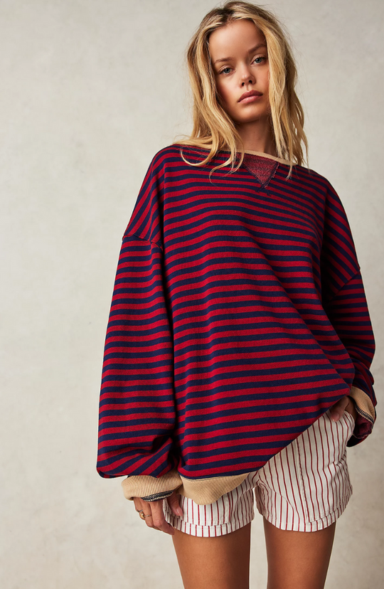 Noa | Casual Striped Oversized Jumper