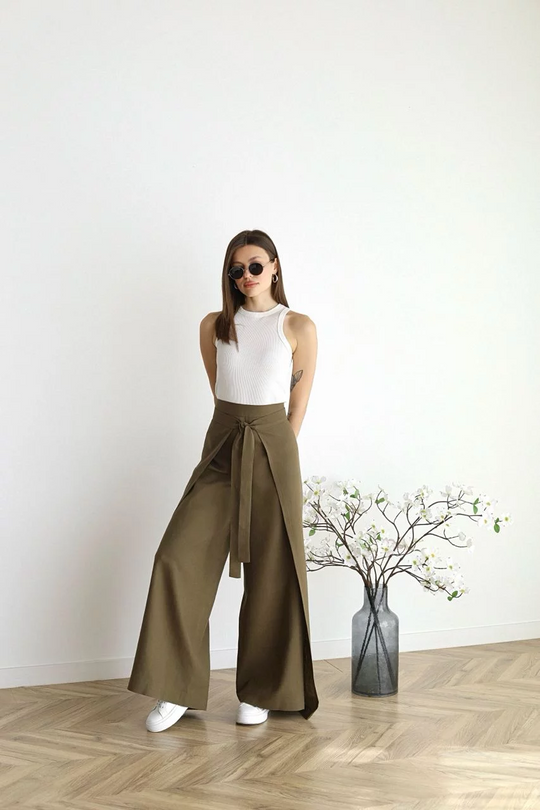 Marika™ - Wide Linen Pants