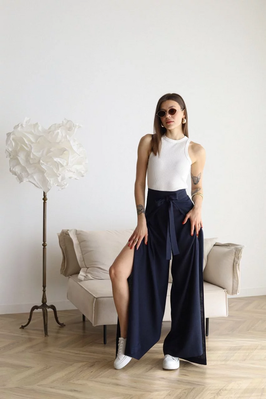 Marika™ - Wide Linen Pants