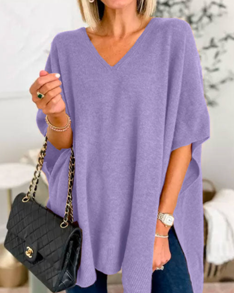 Eden - V Neck Loose Sweater