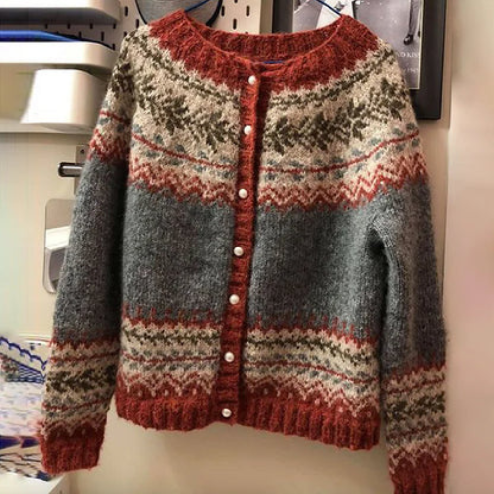 Chloe - Hand Knitted Ladies Cardigan