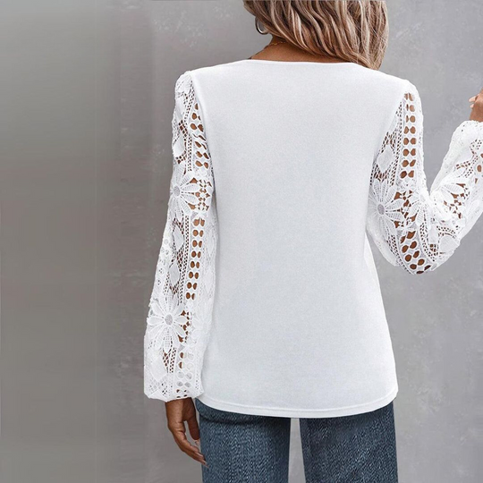 Hailey™ | Cozy Lace Blouse