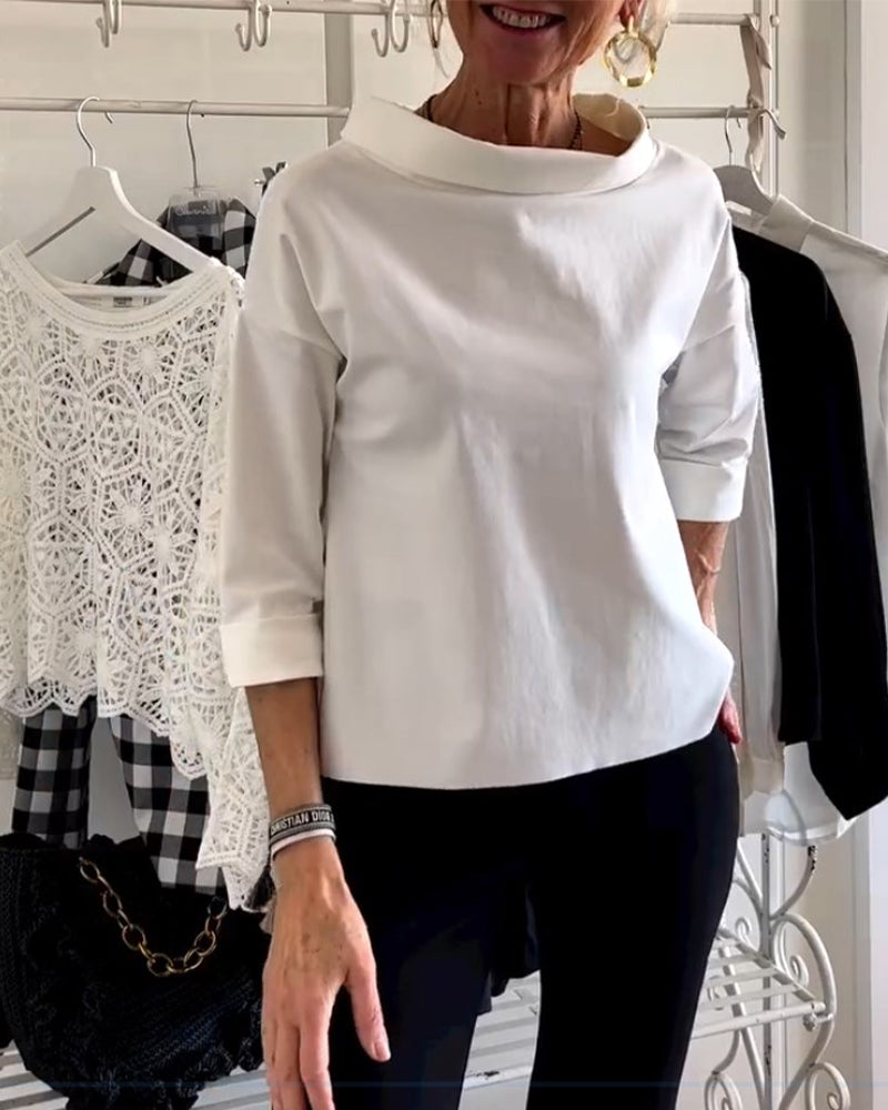 Elia I Edgy winter top