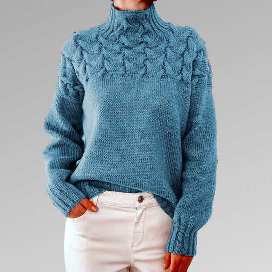 The Shania - Elegant Cable Knit Jumper