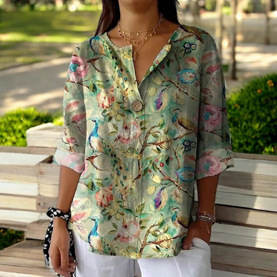 Zariah | Floral Print Blouse