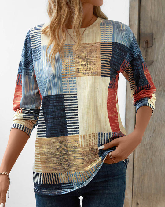 Elliana™ | Stylish Patchwork T-Shirt