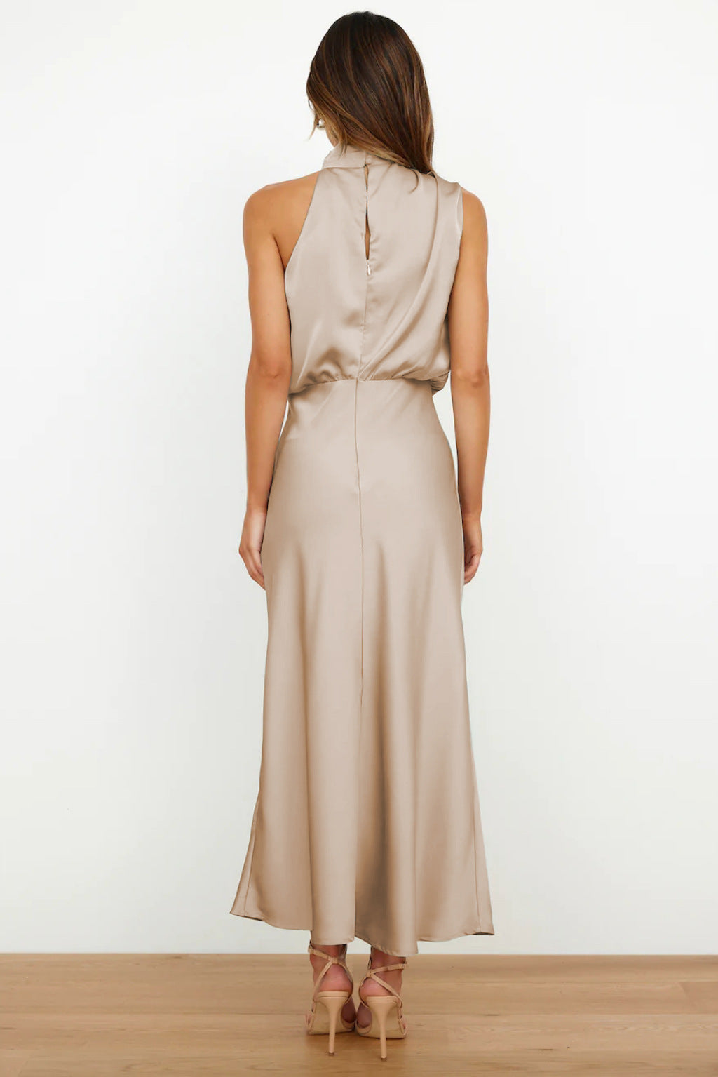 Alexandra | Satin Long Dress