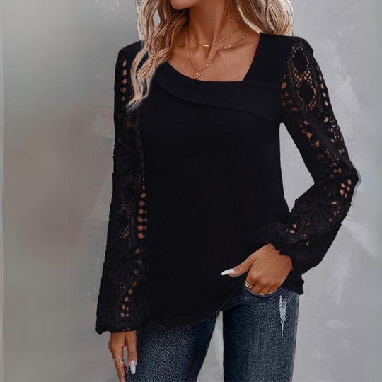 Hailey™ | Cozy Lace Blouse