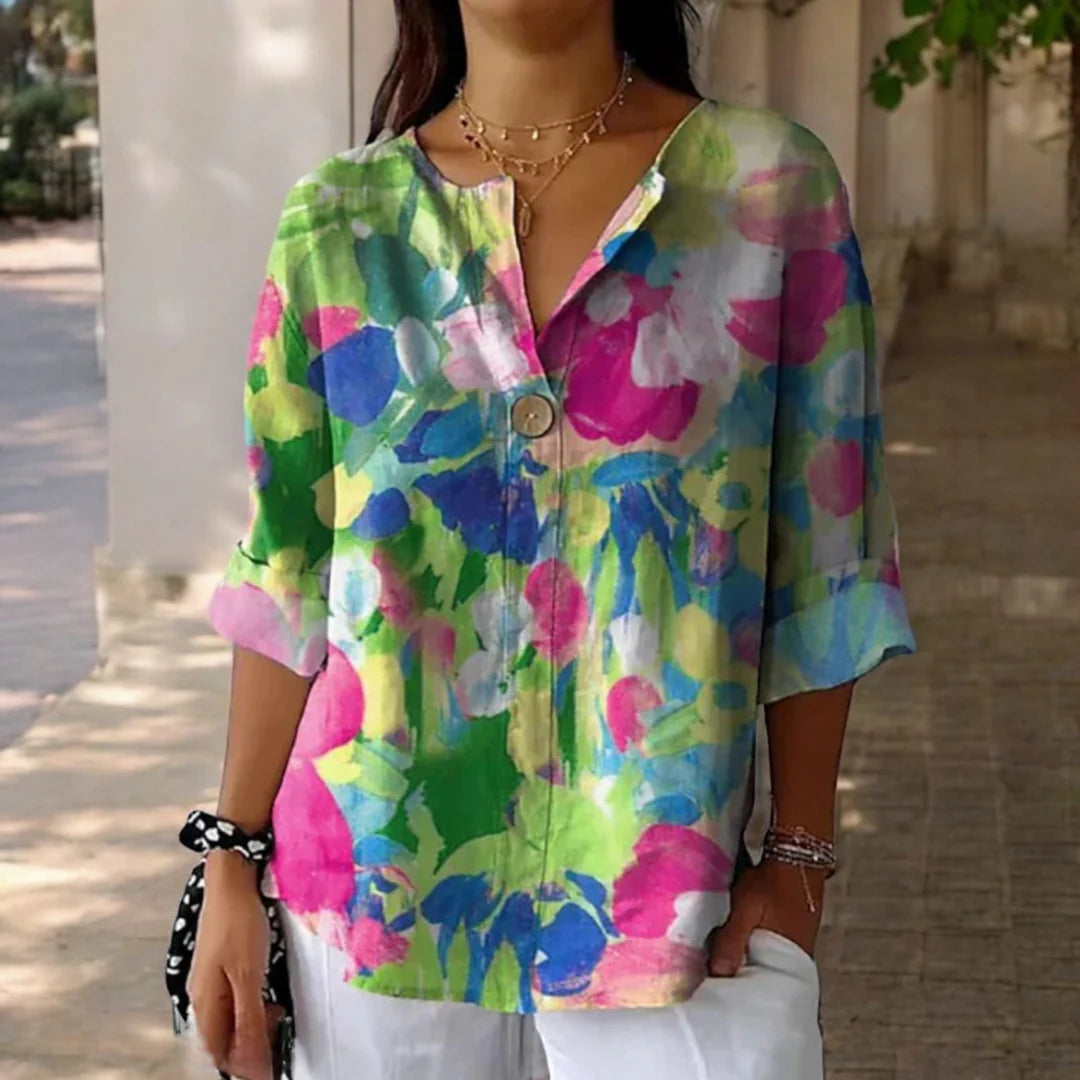 Zariah | Floral Print Blouse