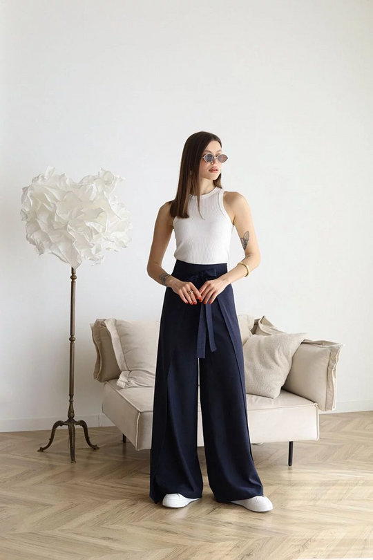 Marika™ - Wide Linen Pants