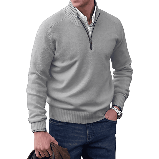 William - Casual Sweater with Zipper