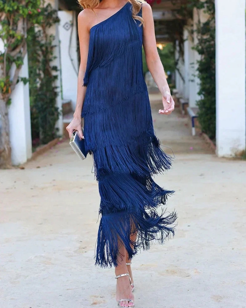 Laney | Fringe Dress