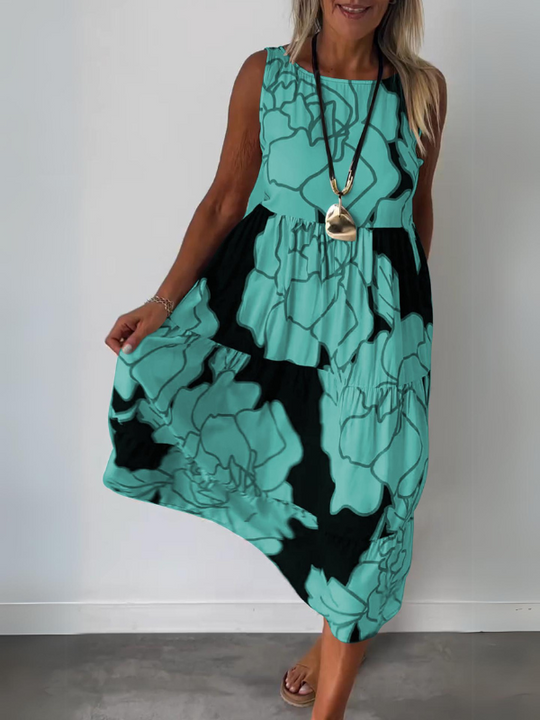 Aisha | Elegant Dress With Floral Print