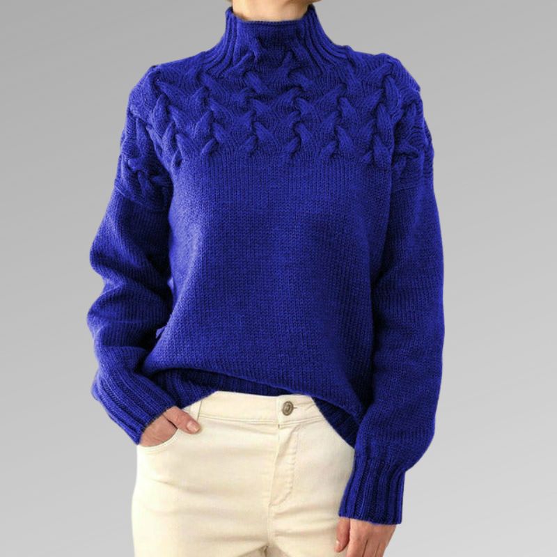 The Shania - Elegant Cable Knit Jumper