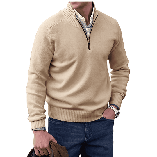 William - Casual Sweater with Zipper