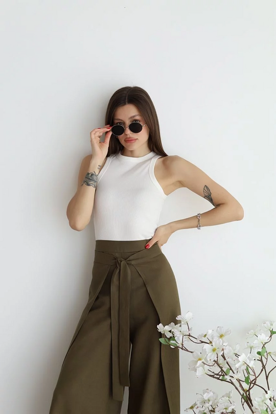 Marika™ - Wide Linen Pants