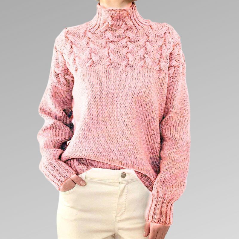 The Shania - Elegant Cable Knit Jumper