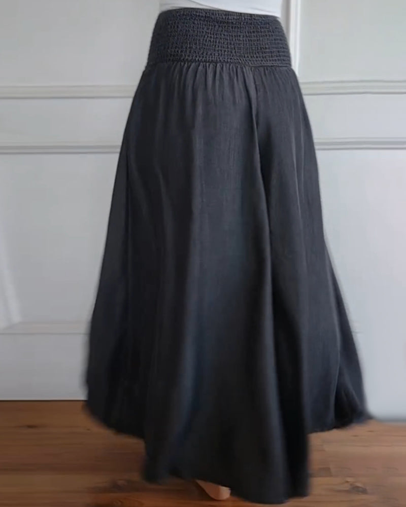 Rita | Wide pants with elastic waistband