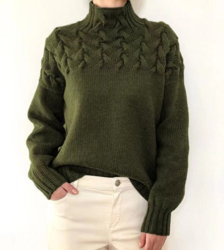 The Shania - Elegant Cable Knit Jumper