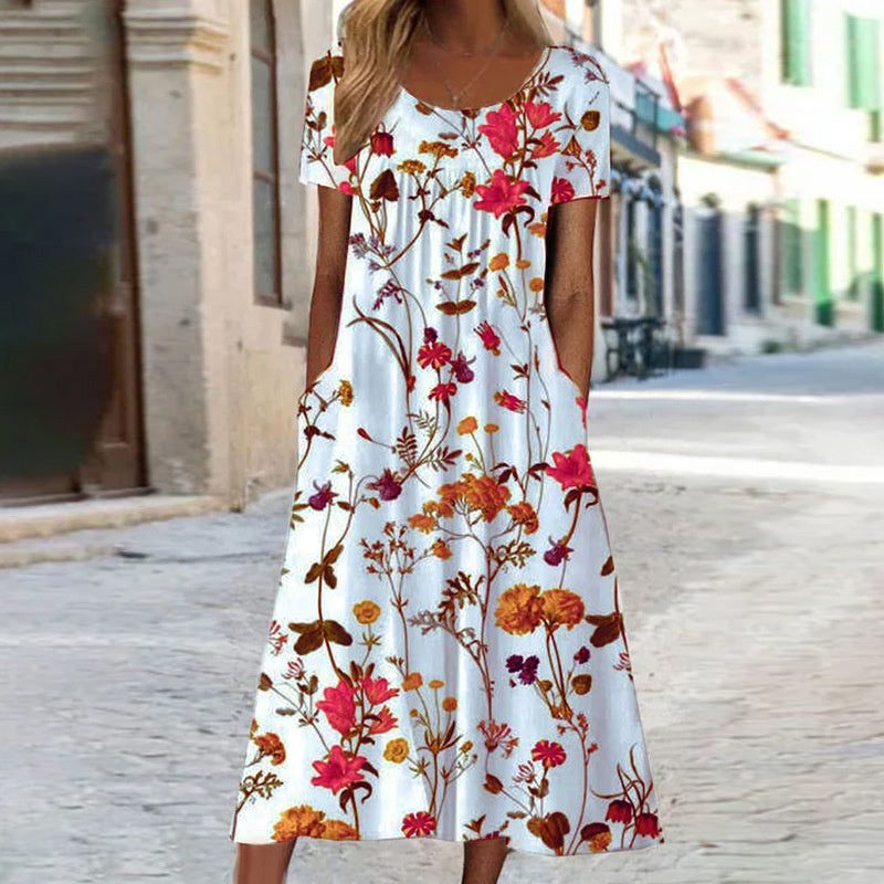 Elle | Lux Floral Dress