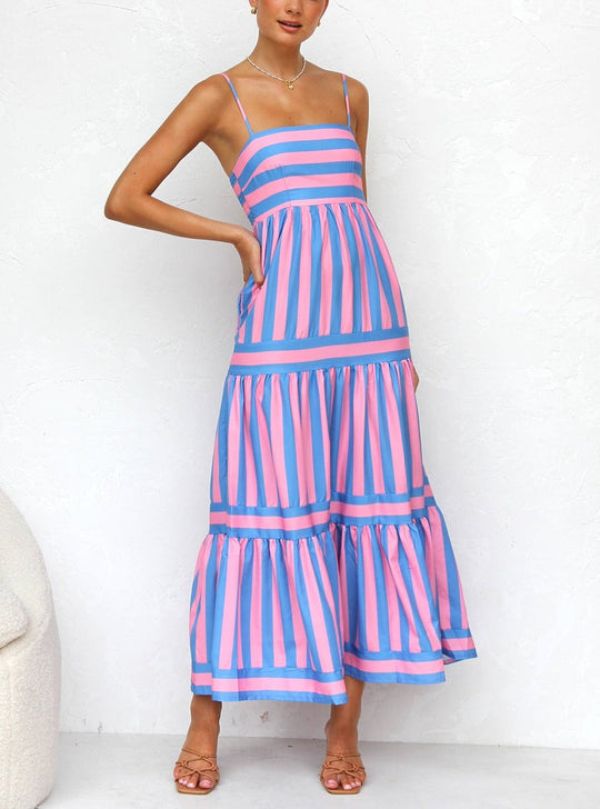 Arianna | Striped Maxi Dress