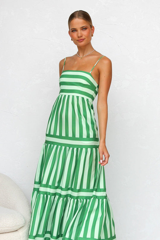 Arianna | Striped Maxi Dress