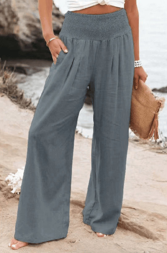 Mya | Palazzo Trousers in High-Waist