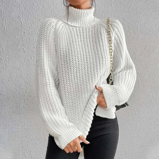 Melissa - Knitted Turtleneck Sweater