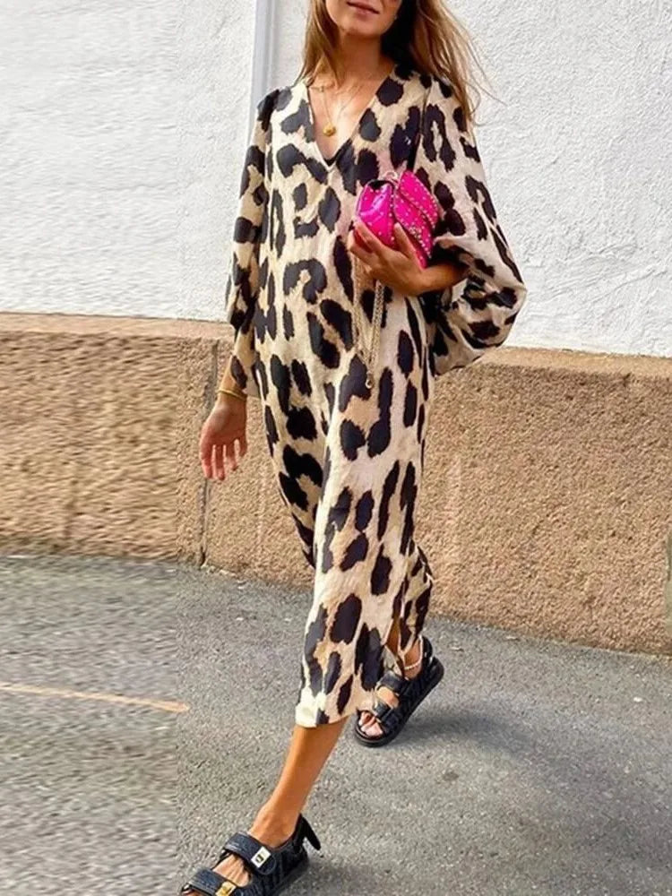 Malia | Leopard Casual Dress