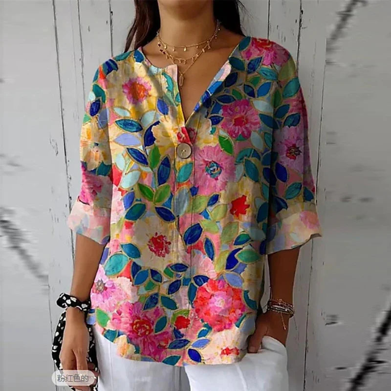 Zariah | Floral Print Blouse