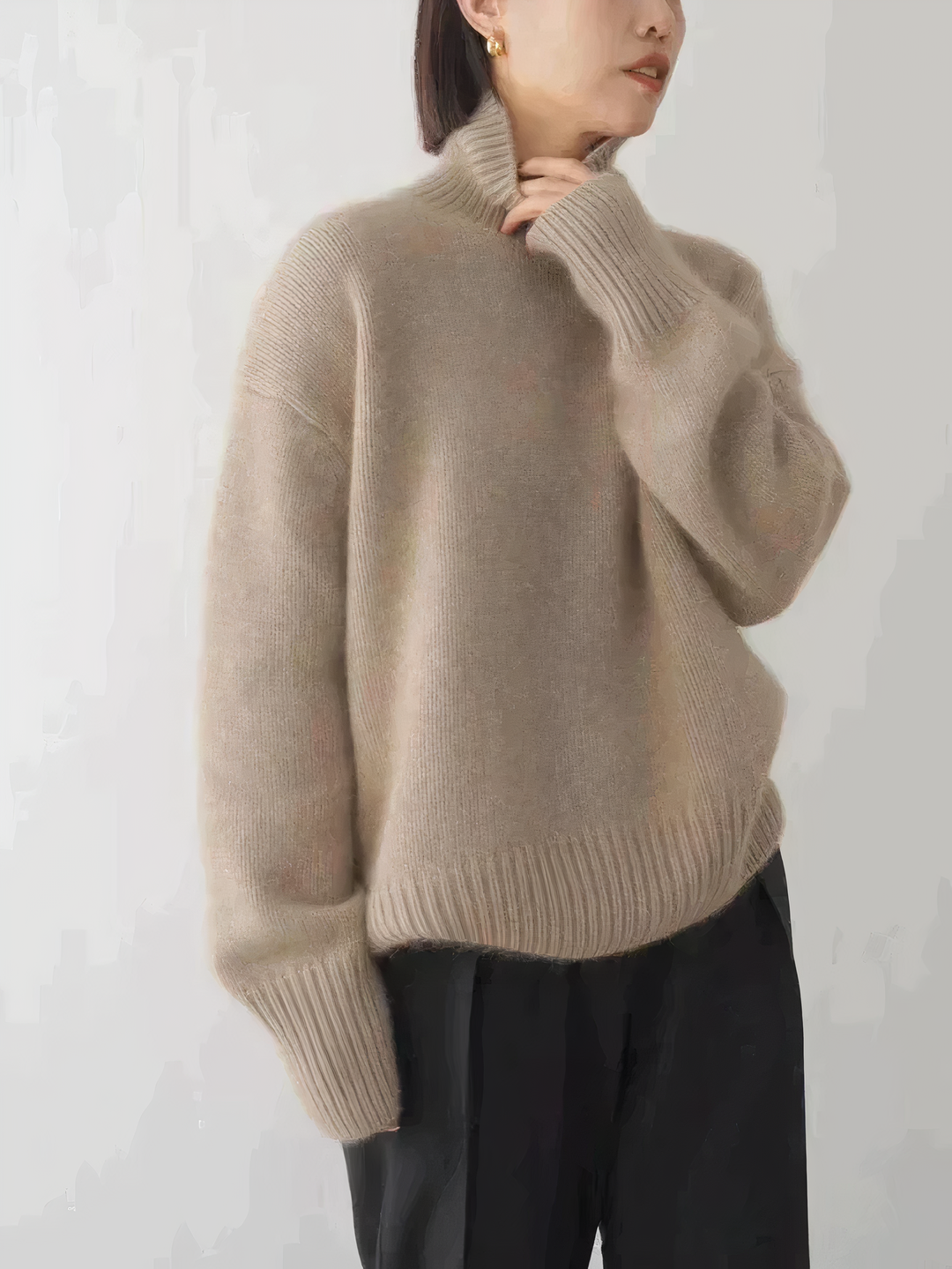 Claire - Cashmere Turtleneck Sweater