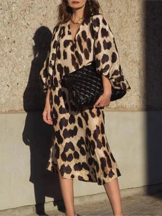 Malia | Leopard Casual Dress