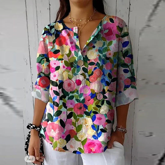 Zariah | Floral Print Blouse