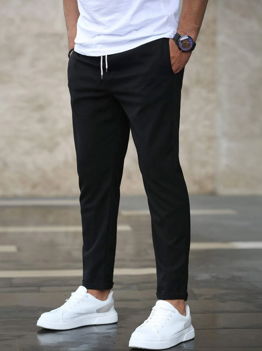 Arthur | Drawstring Cropped Pants