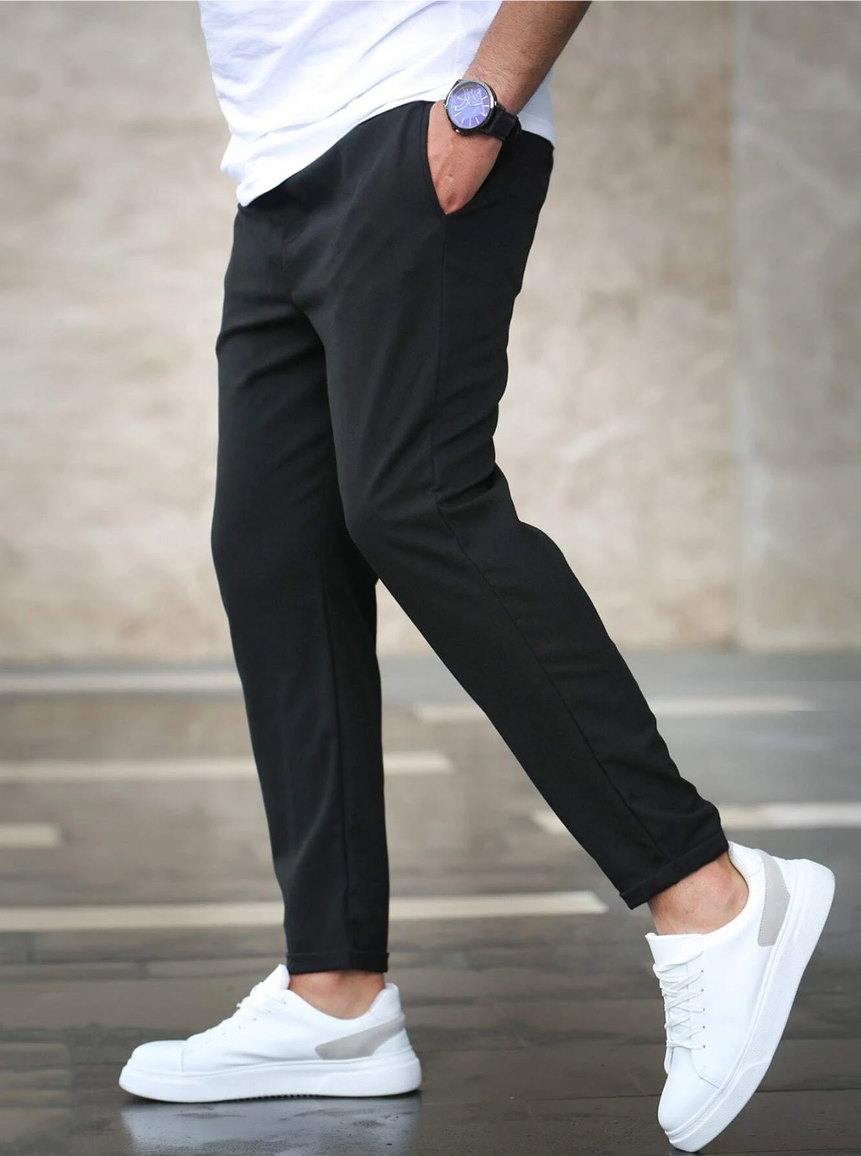 Arthur | Drawstring Cropped Pants