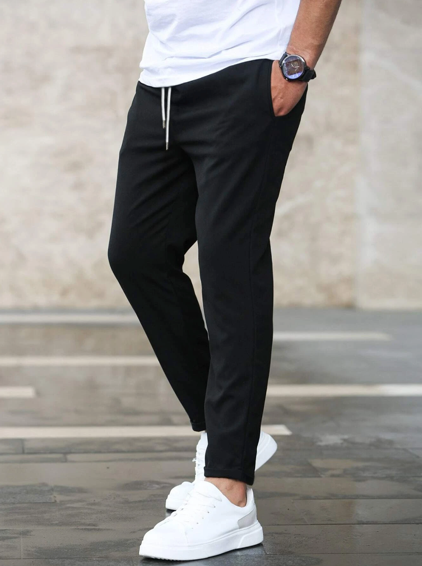 Arthur | Drawstring Cropped Pants