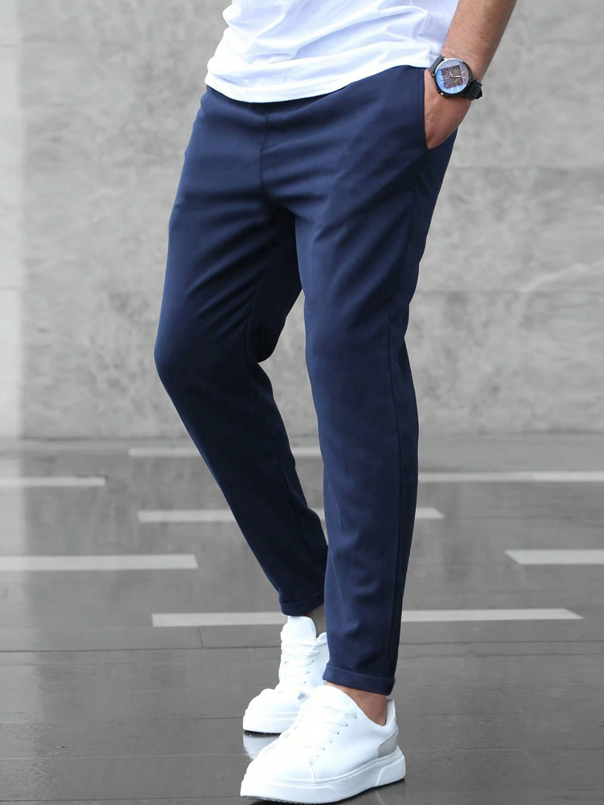 Arthur | Drawstring Cropped Pants