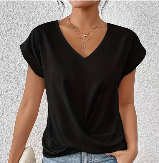 Amy - Classic V-Neck Top